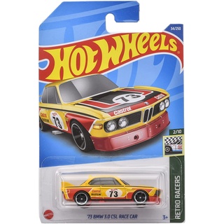 รถเหล็ก HOTWHEELS ของแท้ 73 BMW 3.0 CSL Race Car (HW2022_#034)