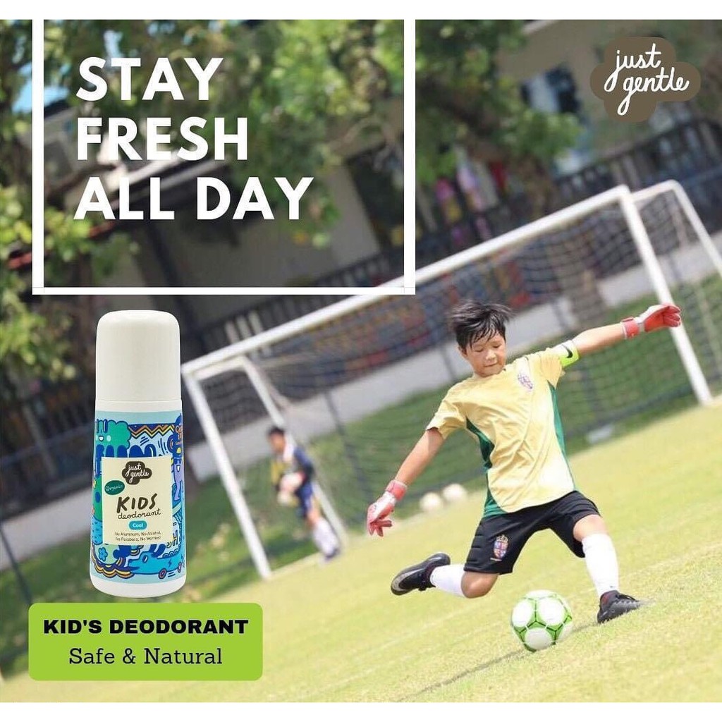 Just Gentle Kids Deodorant โรลออนระงับกลิ่นกาย สำหรับเด็ก ราคา ถูกที่สุด ดีลบีเคเค แกลเลอรีภาพที่ 4