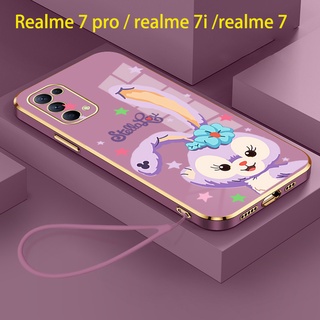 ใหม่ เคสโทรศัพท์มือถือ ซิลิโคนนิ่ม ชุบไฟฟ้า กันกระแทก สําหรับ realme 7 pro realme 7i realme c17 DDDXT01