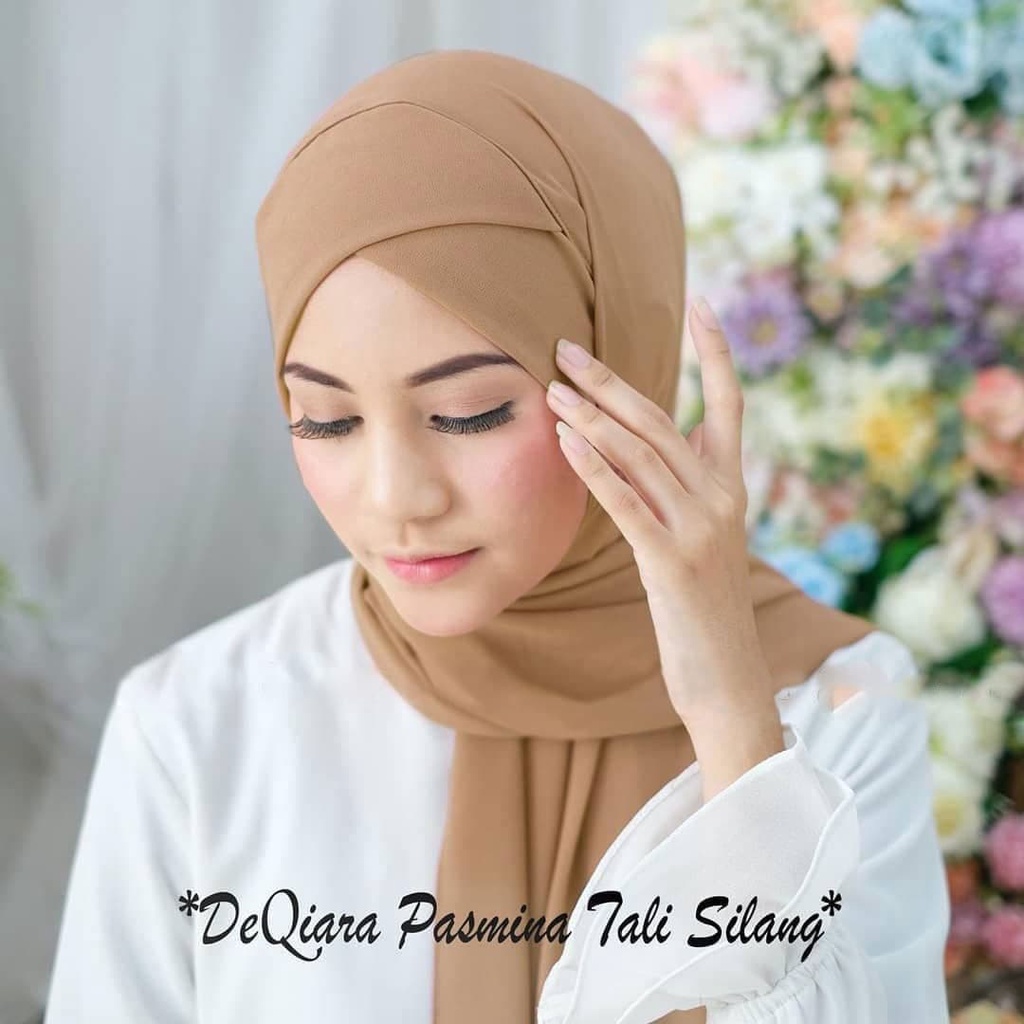 Ceruty Babydoll Cross Strap Pashmina Hijab / ผ้าคลุมไหล่ Pliske / Bergo