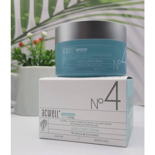 ACWELL No4 Aqua Clinity Cream 50ml.  ครีมบำรุงผิวเนื้อเจล ของดี!!! สำหรับผิวแพ้ง่ายโดยเฉพาะ