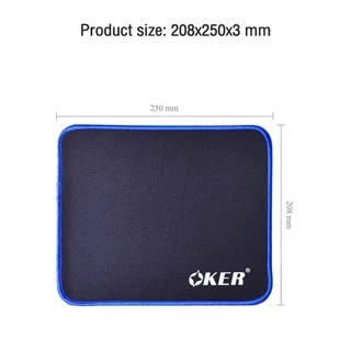 OKER แผ่นรองเมาส์ Mouse Pad สีดำ PA203