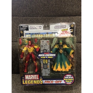 ของพร้อมส่ง Marvel Legends Face off ฟิกเกอร์ iron man vs Mandarin