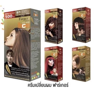 Farger HCE 100 ml.สีฟาเกอร์ โทนธรรมชาติ,โทนเขียว hair color