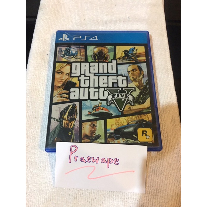 แผ่นเกมส์ PS4 มือสอง : Grand Theft Auto V ( GTA 5 ) Zone 3