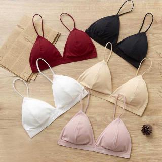 สปอร์ตบรา แบบสายเดี่ยว คอวี ใส่สบาย 5 สี