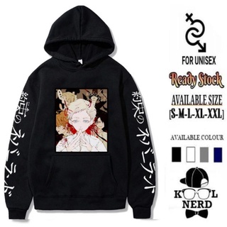 ขายดี เสื้อกันหนาว มีฮู้ด ผ้าฝ้ายแท้ ลายอนิเมะ YAKUSOKU NO NEVERLAND THE PROMISE NORMAN ของขวัญวันเกิด สําหรับผู้ชาย JZ