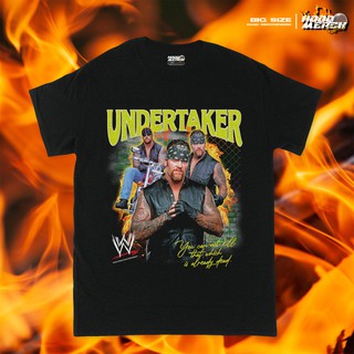 (Big SIZE) SMACKDOWN UNDERTAKER VINTAGE T-Shirt - MERCH WWE / UNISEX / OVERSIZE / lDUO