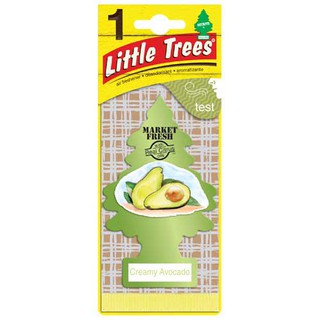 Little Trees แผ่นน้ำหอมรูปต้นไม้กลิ่น Creamy Avocado เซท 3 ชิ้น