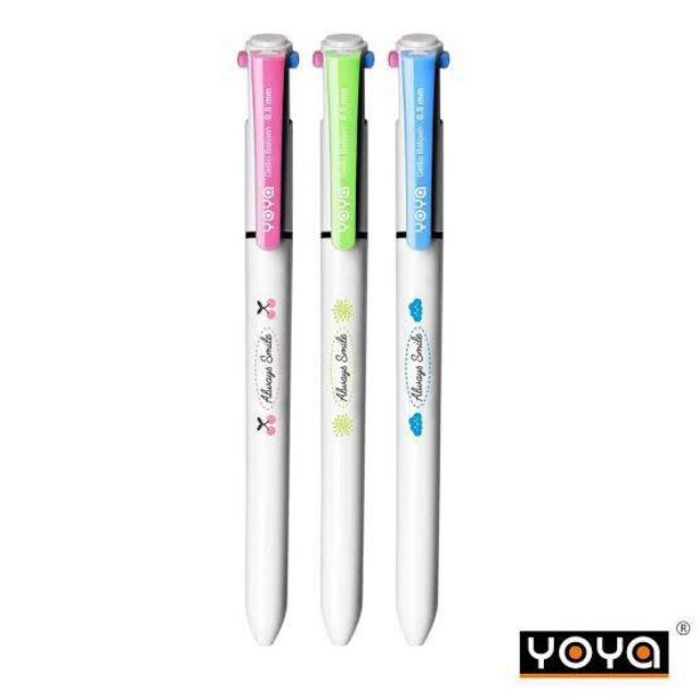 YOYA ปากกา yoya กด 2สี (1แท่ง) (สินค้าพร้อมส่ง)