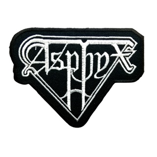 Asphyx ตัวรีดติดเสื้อ อาร์มรีด อาร์มปัก หมวก กระเป๋า แจ๊คเก็ตยีนส์ Hipster Embroidered Iron on Patch  DIY