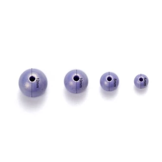 ลูกปัดอะคริลิค 100 ชิ้น ขนาด 6/8/10/12มม. สีมาการอง สำหรับทำสร้อยคอ สร้อยข้อมือ DIY เครื่องประดับ