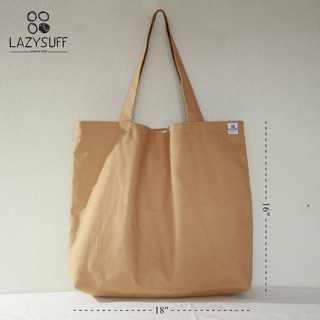 Canvas Bag ( Latte : L ) by Lazysuff