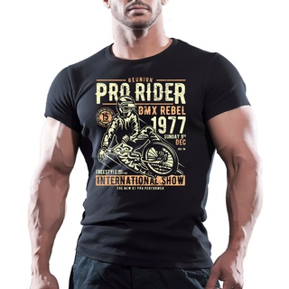 [S-5XL]International Pro Bmx Rider - เสื้อยืดลําลอง สําหรับผู้ชาย สีดํา แขนสั้น คอกลม เหมาะกับการขี่จักรยานเสือภูเขา