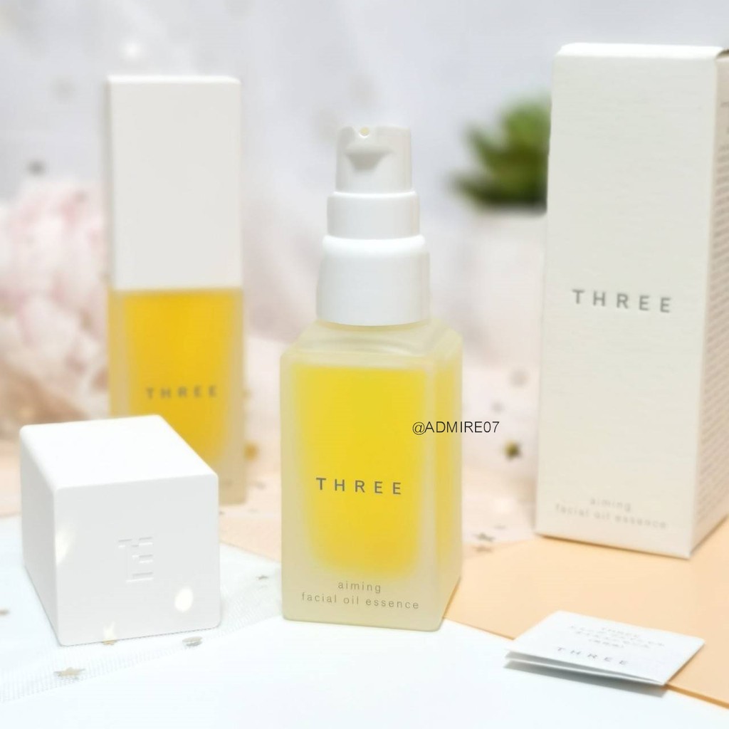 ส่งฟรี THREE Aiming Facial Oil Essence 28ml ออยล์ เอสเซนส์เพื่อฟื้น