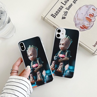 tree Groot Marvel เคสไอโฟน 14 11 pro case iPhone 8พลัส 7 8 Plus Se2020 เคส X Xr Xs Max 13 12 11 promax phone cover