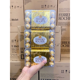 Ferrero Rocher เฟอร์เรโร่ รอชเชอร์ ช็อคโกแลต 30 ลูก