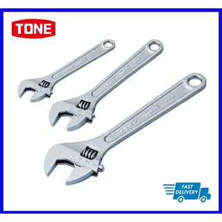 Tone Adjustable Wrench MW-100 ประแจปากเลื่อน ขนาด 0-12, 0-20, 0-25, 0-30 mm.