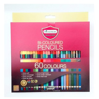 สีไม้ Master Art 60 สี 2 หัว