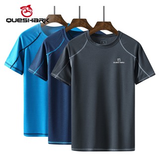 QUESHARK เสื้อยืด สำหรับผู้ชาย ขนาด M-8XL