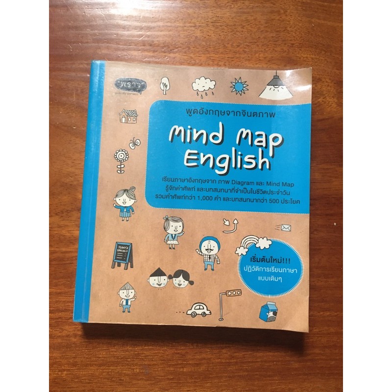 Mind map English พูดอังกฤษจากจินตภาพ หนังสือภาษาอังกฤษ