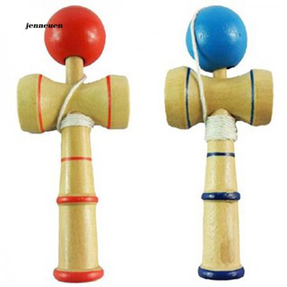 Jnun_ของเล่นเด็ก Kendama Ball แบบไม้ สไตล์ญี่ปุ่นดั้งเดิม