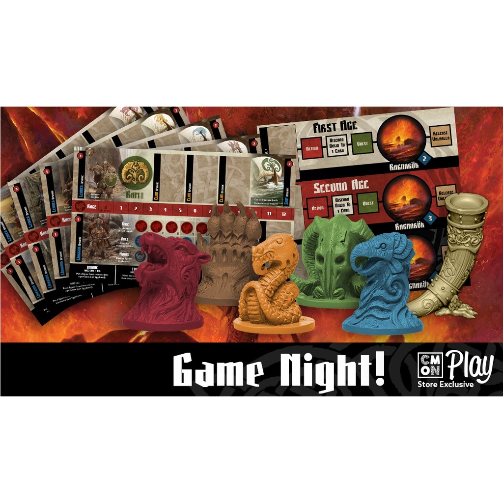 Blood Rage: CMON Play – Game Night Kit #1 (Store Exclusive) [BoardGame]