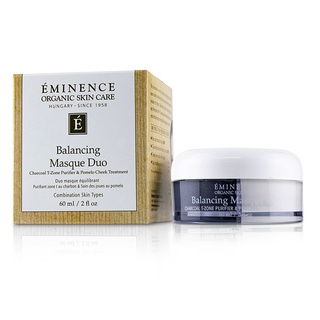 EMINENCE Balancing Masque Duo: Charcoal T-Zone Purifier &amp; Pomelo Cheek Treatment - สำหรับผิวผสม - 60ml/2oz