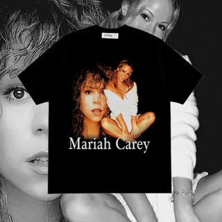 เสื้อคนอ้วน - ทีเอ็นที Mariah Carey Mariah Carey เสื้อยืดพิมพ์ลายผ้าฝ้ายอเมริกันเสื้อผู้หญิงตอนหน้า