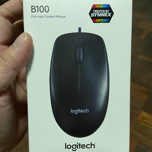 Logitech B100 Mouse Black แท้ 💯