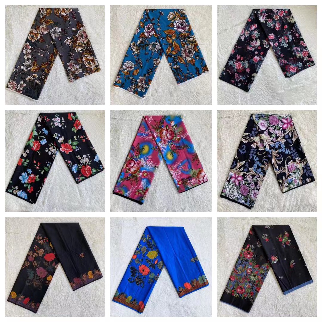 GOODพร้อมส่ง ผ้าถุงเย็บสำเร็จ กว้าง 2 เมตรเย็บสำเร็จ สำเร็จ นิ่ม ไม่ลื่น ซับน้ำดี สีไม่ตก