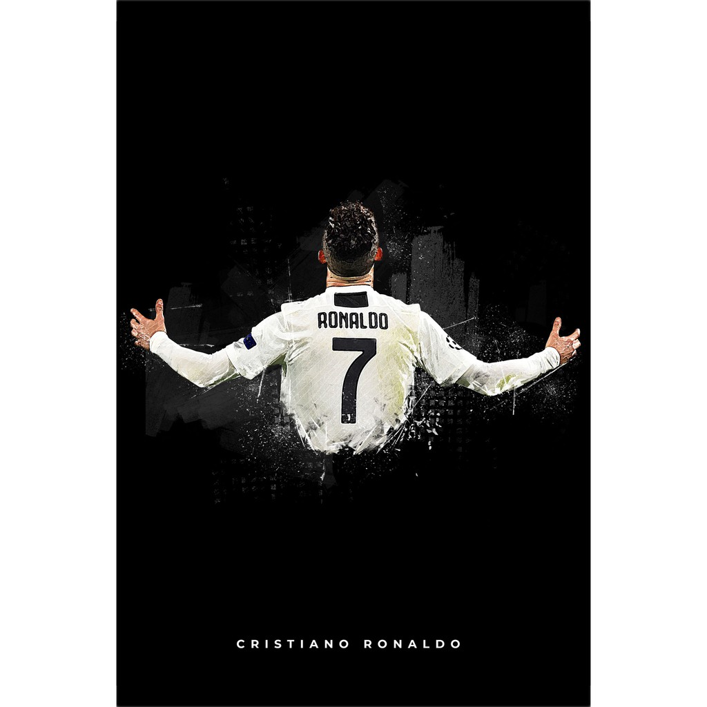โปสเตอร์ คริสเตียโน โรนัลโด Cristiano Ronaldo CR7 Juventus ยูเวนตุส Manu Real Madrid เรอัลมาดริด Pos