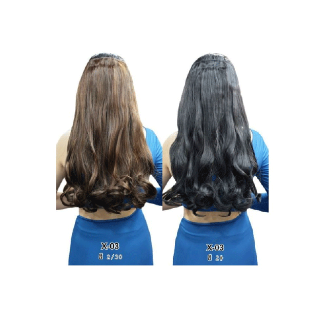 โปรโมชั่น : แฮร์พีช ผมลอน รุ่น X-03 12สี คุณภาพอันดับ1 HOT ขนาด 28 × 50 ซม. 200 กรัม ตัวหนา สวย พร้อมส่ง