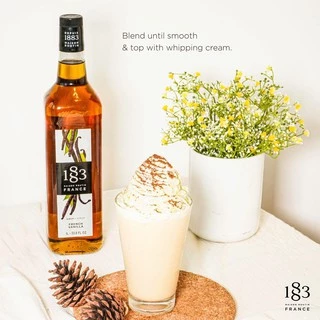 1883 น้ำเชื่อมกลิ่นวนิลลาฝรั่งเศส หอม เข้ม | FRENCH VANILLA SYRUP 1000 ml. (SKU 2881)