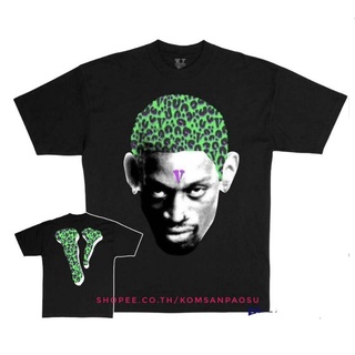 เสื้อยืดผ้าฝ้าย เสื้อยืด  rodman  dennis rodman x Vlone streetwear basketball