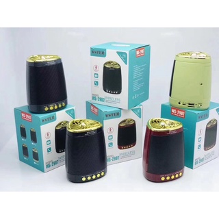 Original WSTER WS-2907 Support USB TF CARD FM RADIO Speaker Wholesale Outdoor Music System Wireless Speaker