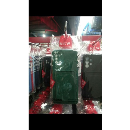 SOFTCASE MACAROON SLOT CARD CASE SAMSUNG A31