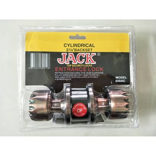 ลูกบิดประตู JACK 600AC  2-3/8"