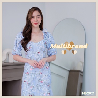 fairyangelstore-เดรสยาวคอกว้างแขนตุ๊กตา (MB2021) #พร้อมส่ง #เดรสทำงาน #เดรสแฟชั่น #เดรสสวย #เดรสออกงาน #เดรสผู้หญิง