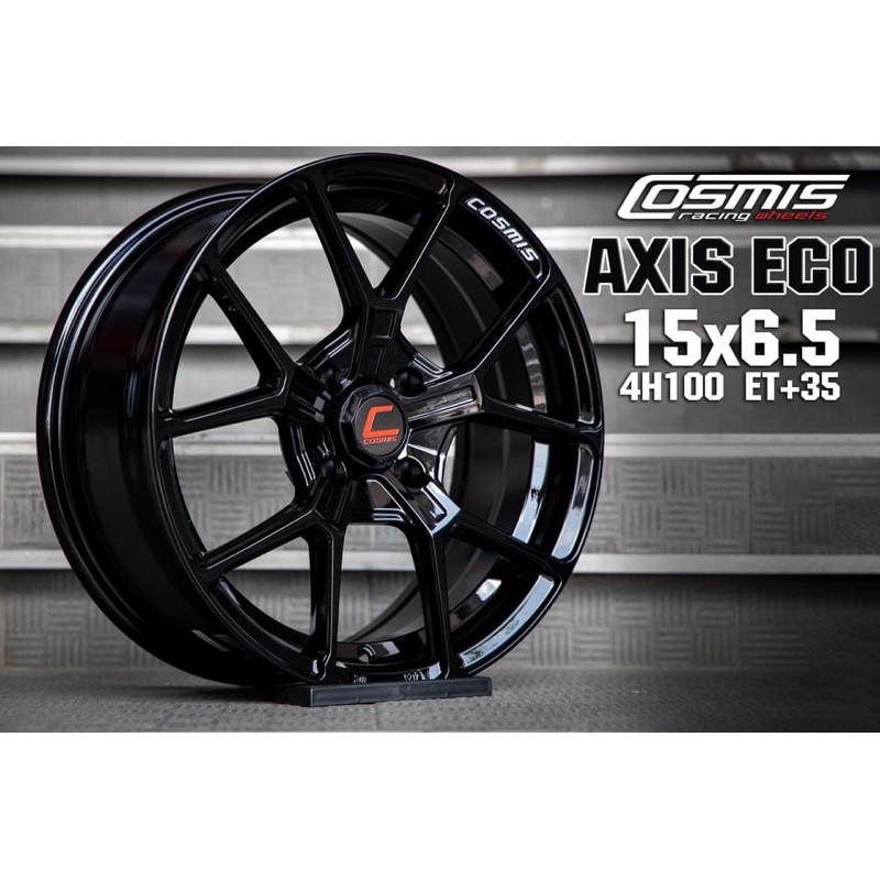 ล้อแม็กซ์ Cosmis เขากวาง ขอบ15 4รู100 สวยสปอร์ตเท่ห์มีรับประกัน