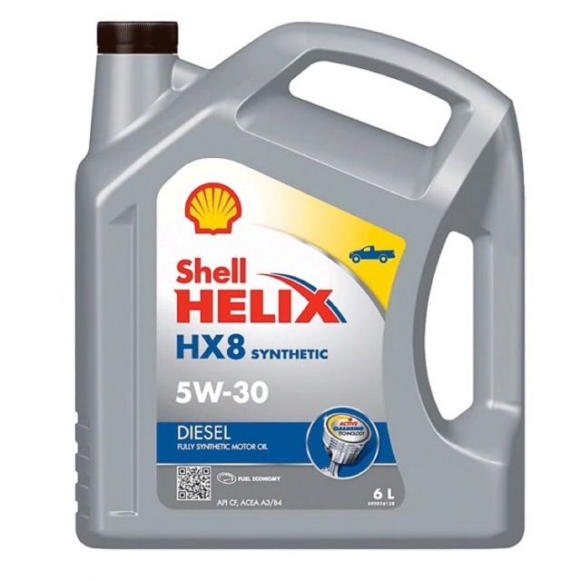 น้ำมันเครื่อง​shell​hx8 5w-30​ ขนาด6ลิตรไม่แถม