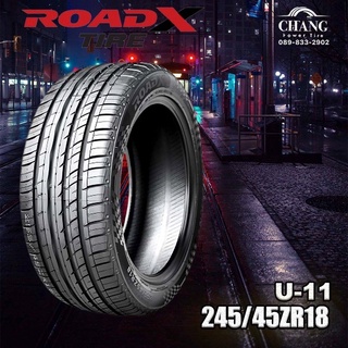 245/45R18 ยี่ห้อRoadx U-11 ยางใหม่ ปี2022