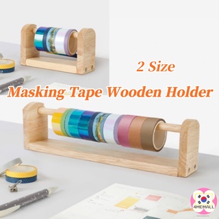 [Daiso Korea] Masking Tape Wooden Holder Small, Large