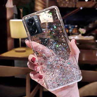 เคสโทรศัพท์ Fashion Handphone Case OPPO A77 5G / Oppo A57 4G 2022 New Sequins Sparkling Casing Silicagel TPU Soft Case Transparent Back Cover Shockproof Protective Shell