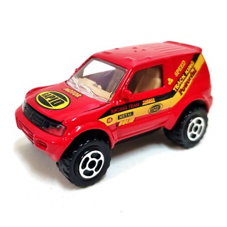 รถเหล็ก Majorette Mitsubishi Pajero Motor Rapid Red มิตซูบิชิ ปาเจโร สีแดง