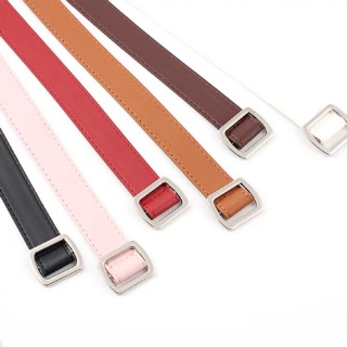 💥พร้อมส่งสีดำ💥minimal belt เข็มขัดหนังรุ่นใหม่✨