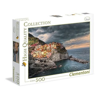 [จัดส่งฟรี] จิ๊กซอว์ Clementoni ภาพ Manarola จำนวน 500 ชิ้น