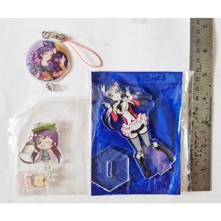 เลิฟไลพ์ Love Live! School Idol Project Nozomi Tojo Acrylic Stand Keychain collection X 3 ( ลิขสิทธิ์แท้ ) มือสอง