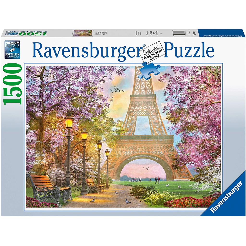 จิ๊กซอว์ Ravensburger - Paris Romance 1500 piece (ของแท้ มีสินค้าพร้อมส่ง)