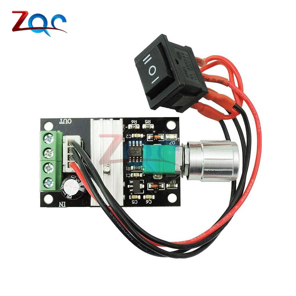 Dc 6V 12V 24V 28V 3A 80W DC มอเตอร์ควบคุมความเร็ว PWM ความเร็ว สวิตช์ย้อนกลับ ปรับได้ 1203BB DC มอเตอร์ ไดรเวอร์ ย้อนกลับ บอร์ด